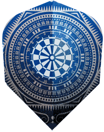 Harrows Quadro Blue Dartboard Harrows Quadro Blue Dartboard