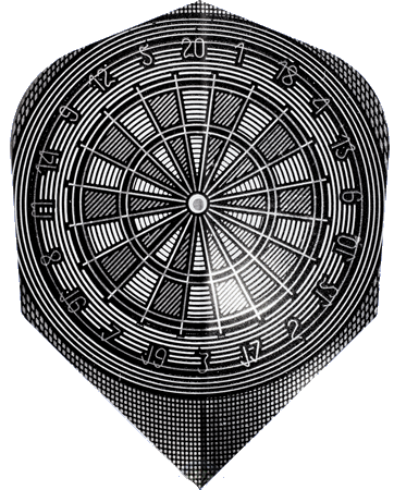 Harrows Quadro Black Dartboard Harrows Quadro Black Dartboard