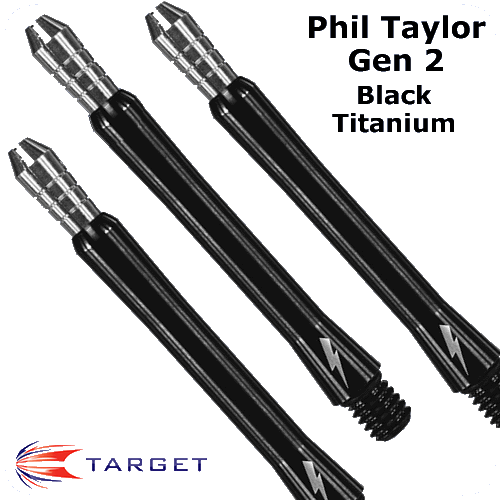 Phil Taylor Titanium Gen 2 - Black Phil Taylor Titanium Gen 2 - Black