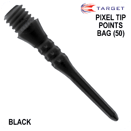 Target Pixel Tips - Black - Pack of 50 Target Pixel Tips - Black - Pack of 50