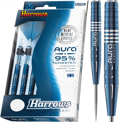 Aura Blue Nitrate 95% Tapered Front Design Aura Blue Nitrate 95% Tapered Front Design