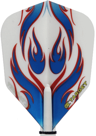 Target Pro Flames on White Target Pro Flames on White