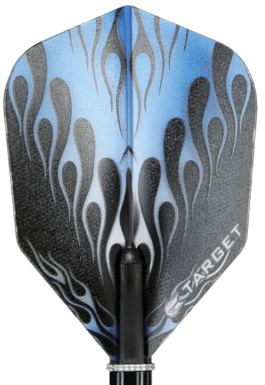 Target Pro Flames Black Blue Target Pro Flames Black Blue