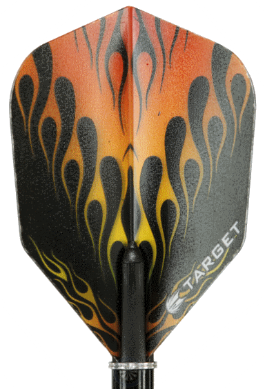 Target Pro Flames Black Orange Target Pro Flames Black Orange