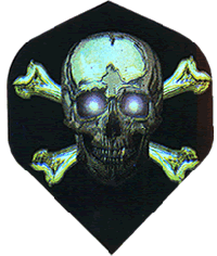Holo. Skull Crossbones Black Holo. Skull Crossbones Black