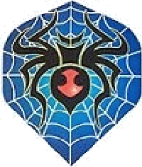 Holo. Black Spider on Blue Holo. Black Spider on Blue