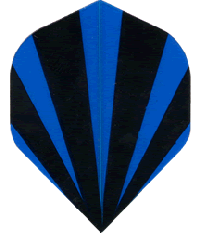 Poly Black Blue Fan Stripe Reg Poly Black Blue Fan Stripe Reg