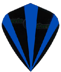 Poly Blue Stripes onBlack Kite Poly Blue Stripes onBlack Kite
