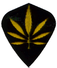 Poly Yellow MJ on BlackKite Poly Yellow MJ on BlackKite