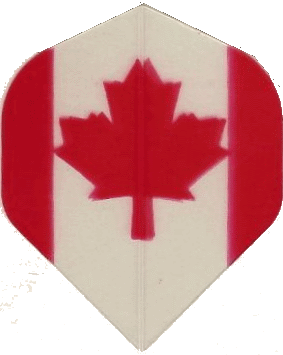 Poly Can. Flag/ClearRed Edge Poly Can. Flag/ClearRed Edge